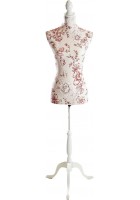 Red Floral Mannequin