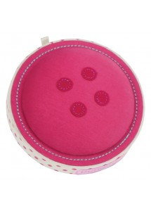 Button Novelty Pin Cushion Pink