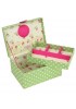 Medium Green Polka Dot Box