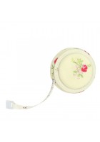 Cream Floral Tape Measure