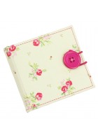 Cream Floral Needle Wallet