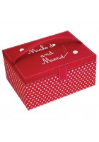 Large Red Polka Dot Box