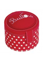 Red Polka Dot Button Box