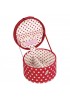 Red Polka Dot Button Box