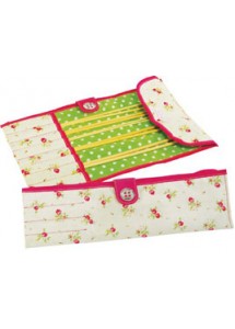 Floral Knitting Needle Roll