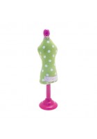 Green Polka Dot Dummy Pin Cushion