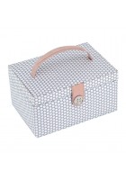 Medium Mink Polka Dot Box