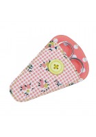 Floral Gingham Scissor Pouch