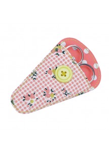 Floral Gingham Scissor Pouch