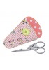 Floral Gingham Scissor Pouch