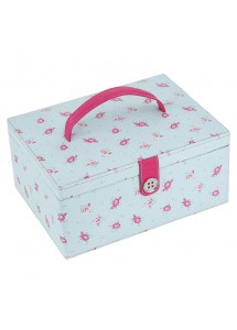 Large Duck Egg Floral Box