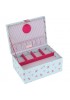 Large Duck Egg Floral Box