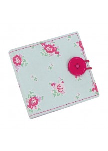 Duck Egg Floral Needle Wallet